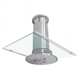 CAMPANA CRYSTAL 90 CM ACERO INOX - Envío Gratuito