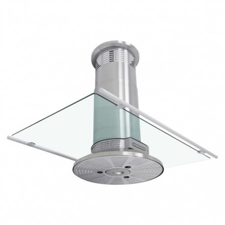 CAMPANA CRYSTAL 90 CM ACERO INOX - Envío Gratuito