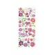 STICKER FLORES ROSAS 12CMX4.57M ROOM MATES - Envío Gratuito