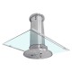 CAMPANA CRYSTAL 90 CM ACERO INOX - Envío Gratuito