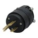 CLAVIJA DE NYLON 15 A 125 V NEGRA - Envío Gratuito
