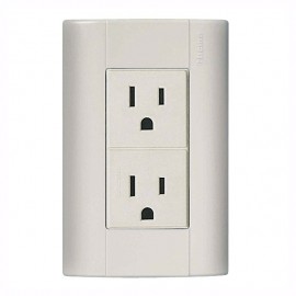 TOMA CORRIENTE 2P+T BLANCO MODUS - Envío Gratuito