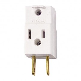 ADAPTADOR TIPO CUBO 3 TOMAS BLANCO - Envío Gratuito