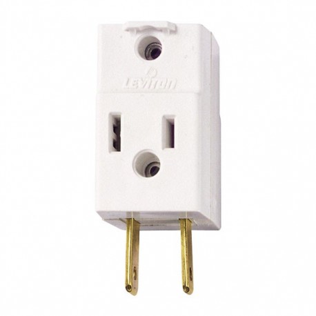 ADAPTADOR TIPO CUBO 3 TOMAS BLANCO - Envío Gratuito