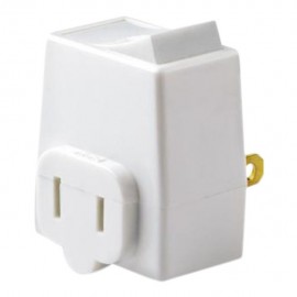 ADAPTADOR 13 AMP CON SWITCH 125V 2P - Envío Gratuito