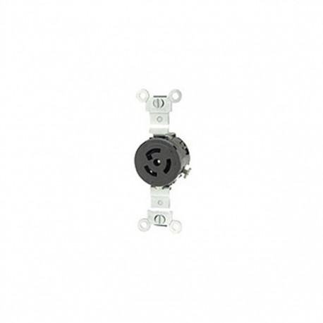 CONTACTO FIJO 15A 125V NEGRO - Envío Gratuito