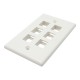 PLACAS DE PARAED DE 6 PUERTO ALMENDRA CLARO - Envío Gratuito