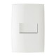 APAGADOR SENCILLO CON PLACA BLANCO - Envío Gratuito