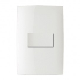 APAGADOR SENCILLO CON PLACA BLANCO - Envío Gratuito
