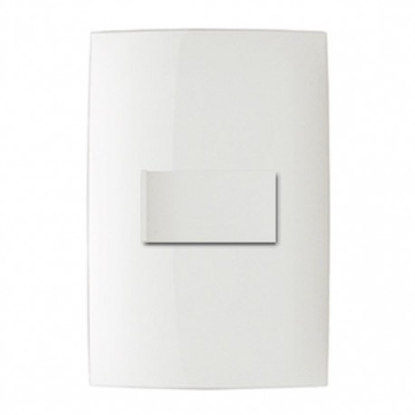 APAGADOR SENCILLO CON PLACA BLANCO - Envío Gratuito