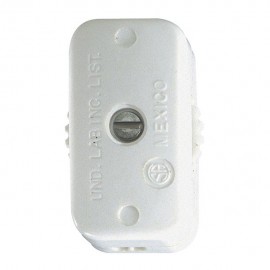 INTERRUPTOR DE PASO PARA CABLE CAL16 BLANCO - Envío Gratuito