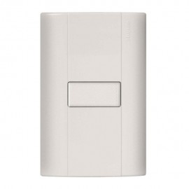 PLACA MARFIL + INTERRUP SENCILLO - Envío Gratuito