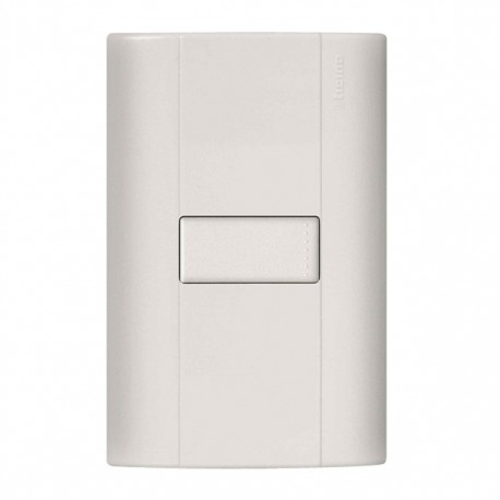 PLACA MARFIL + INTERRUP SENCILLO - Envío Gratuito
