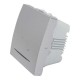INTERRUPTOR ANCHO SENCILLO C/LUZ ALUMI SCHNEIDER ELECTRIC - Envío Gratuito
