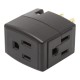 CUBO ADAPTADOR 15A/127V NEGRO - Envío Gratuito