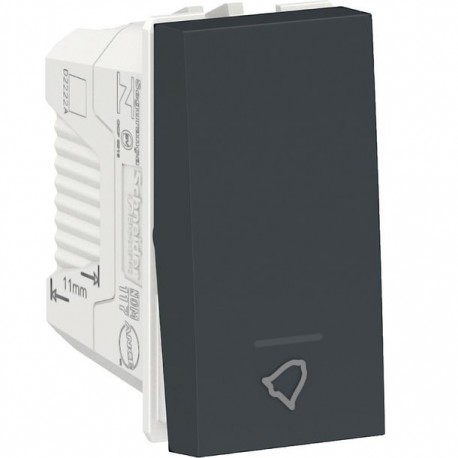 INTERRUPTOR PULSADOR 10A 127VCA GRAFITO SCHNEIDER ELECTRIC - Envío Gratuito