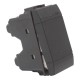 INTERRUPTOR TRES VIAS 1 MOD NEGRO - Envío Gratuito