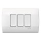 3 INTERRUPTORES SENCILLOS C/PLACA - Envío Gratuito