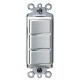 INTERRUPTOR DECOR TRIPLE BCO LEVITON - Envío Gratuito