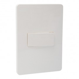 APAGADOR SENCILLO CON PLACA BLANCO ESTEVEZ - Envío Gratuito