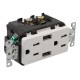 CONTACTO DUPLEX CARGADOR USB BLAN - Envío Gratuito