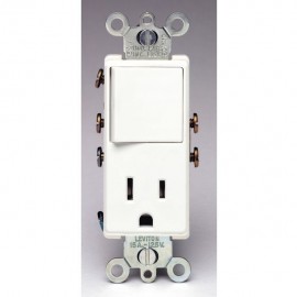 INTERRUPTOR DECOR COMB BLANCO LEVITON - Envío Gratuito