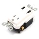 CONTACTO TR Y DOBLE CARGADOR USB BCO - Envío Gratuito