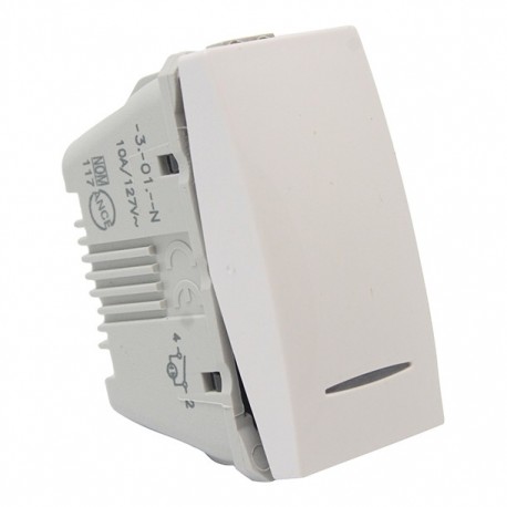 INTERRUPTOR SENCILLO C/LUZ COLOR BLANCO SCHNEIDER ELECTRIC - Envío Gratuito