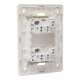 2 APAGADORES SENCILLOS CON PLACA BLANCO - Envío Gratuito