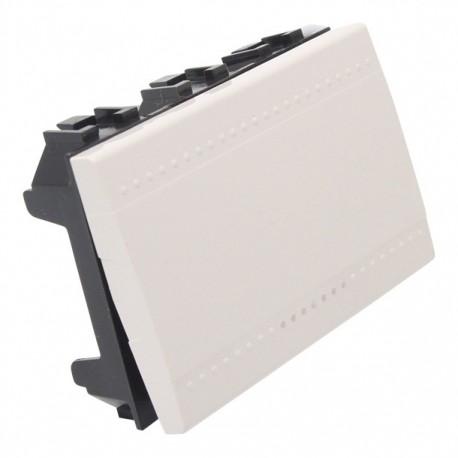 INTERRUPTOR SENCILLO 3 MÓDULOS BLANCO - Envío Gratuito