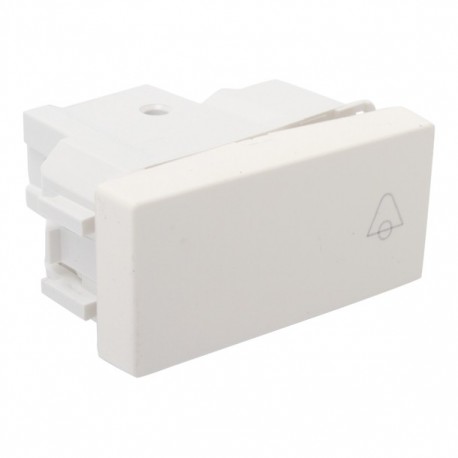BOTON TIMBRE CAMPANA BLANCO - Envío Gratuito