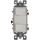 INTERRUPTOR DBL DECORATIVO BCO LEVITON - Envío Gratuito