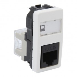 TOMA DE COMPUTO 1 MODULO BLANCO - Envío Gratuito