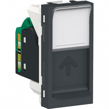 TOMA RJ45 CAT. 5EGRAFITO SCHNEIDER ELECTRIC - Envío Gratuito