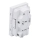 TOMA DE CORRIENTE DUPLEX 2P + T .BLANCO.15A 127V~ - Envío Gratuito