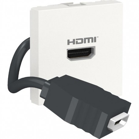 CONECTOR HDMI PRE-CABLEADO BLANCO SCHNEIDER ELECTRIC - Envío Gratuito