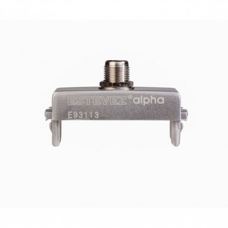 TOMA TV COAXIAL SILVER - Envío Gratuito
