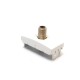 TOMA TV COAXIAL COLOR BLANCO - Envío Gratuito