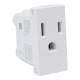 TOMA DE CORRIENTE 2P + T.BLANCO.15A 127V~ - Envío Gratuito