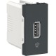 TOMA PARA CARGA USB 1A 127VCA GRAFITO SCHNEIDER ELECTRIC - Envío Gratuito