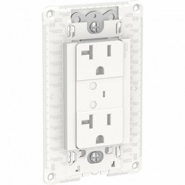 TOMA DUPLEX 2P+T TVSS (SUPRESOR DE PICOS) SCHNEIDER ELECTRIC - Envío Gratuito