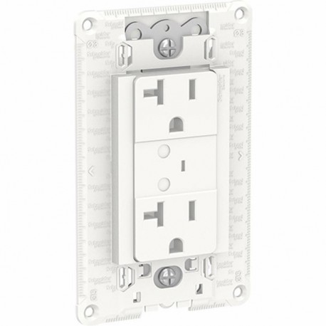 TOMA DUPLEX 2P+T TVSS (SUPRESOR DE PICOS) SCHNEIDER ELECTRIC - Envío Gratuito