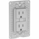 TOMA DUPLEX 2P+T GFCI 15A 127VCA ALUMINIO SCHNEIDER ELECTRIC - Envío Gratuito