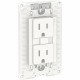 TOMA DUPLEX 2P+T GFCI 15A 127VCA BLANCO SCHNEIDER ELECTRIC - Envío Gratuito