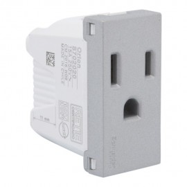 TOMA DE CORRIENTE 2P + T.ALUMINIO.15A 127V~ - Envío Gratuito