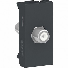 TOMA COAXIAL PARA TV GRAFITO SCHNEIDER ELECTRIC - Envío Gratuito