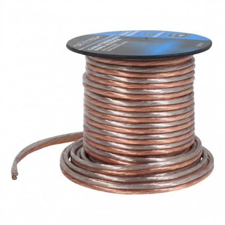 CABLE TRENZADO PARA BOCINA 15.24 M CALIBRE 18 - Envío Gratuito