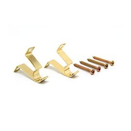 SOPORTE DE BARRA 1.1 CM DMTRO DORADO - Envío Gratuito