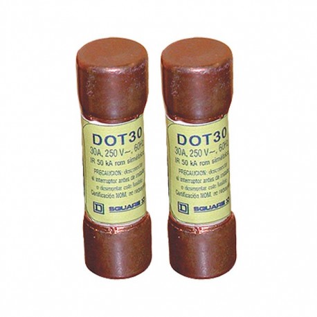 FUSIBLE CARTUCHO 30A INVIOLABLE 2PZ - Envío Gratuito