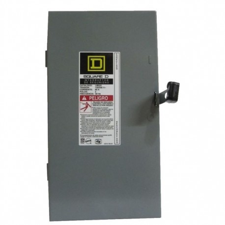 INTERRUPTOR DE SEGURIDAD 2 POLOS 60 A - Envío Gratuito